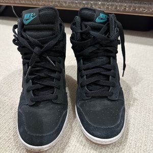 Gently used Nike wedge high tops